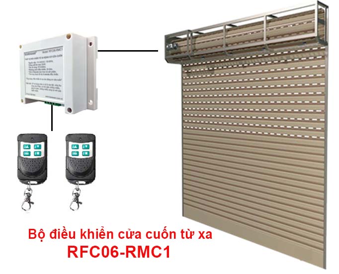Công tắc điều khiển cửa cuốn từ xa RFC06-RMC1